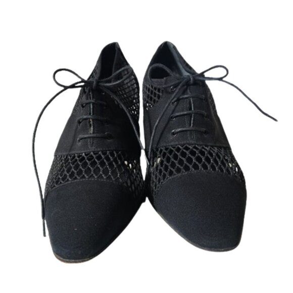 Vintage Borgo Degli ULjvi Italian made leather perforated mesh  shoes lace ups - Picture 4 of 14